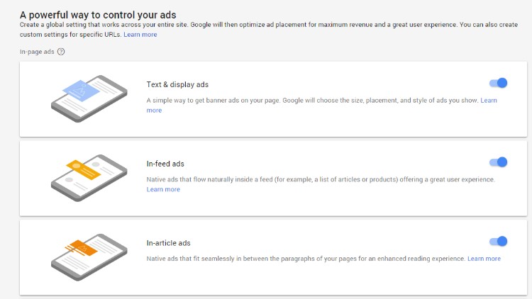 Formatos do Google Adsense