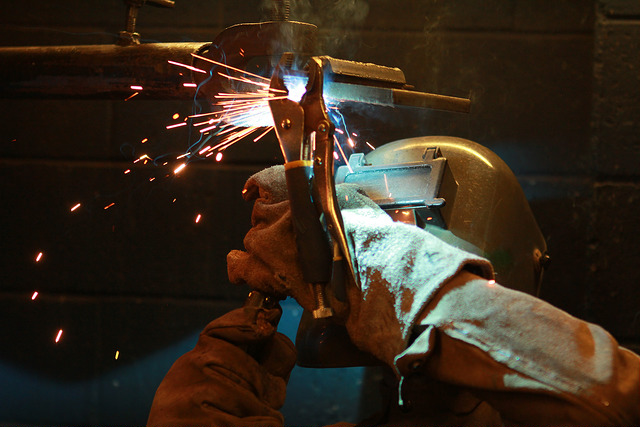 welder welding