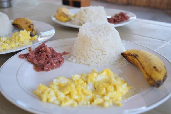 Complimentary breakfast from AtTheMoment Hostel, El Nido, Palawan