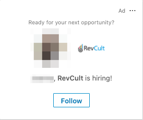 Jobs Ad from RevCult.