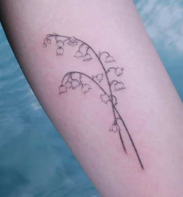 Lily Of The Valley Acceptable Tattoo 