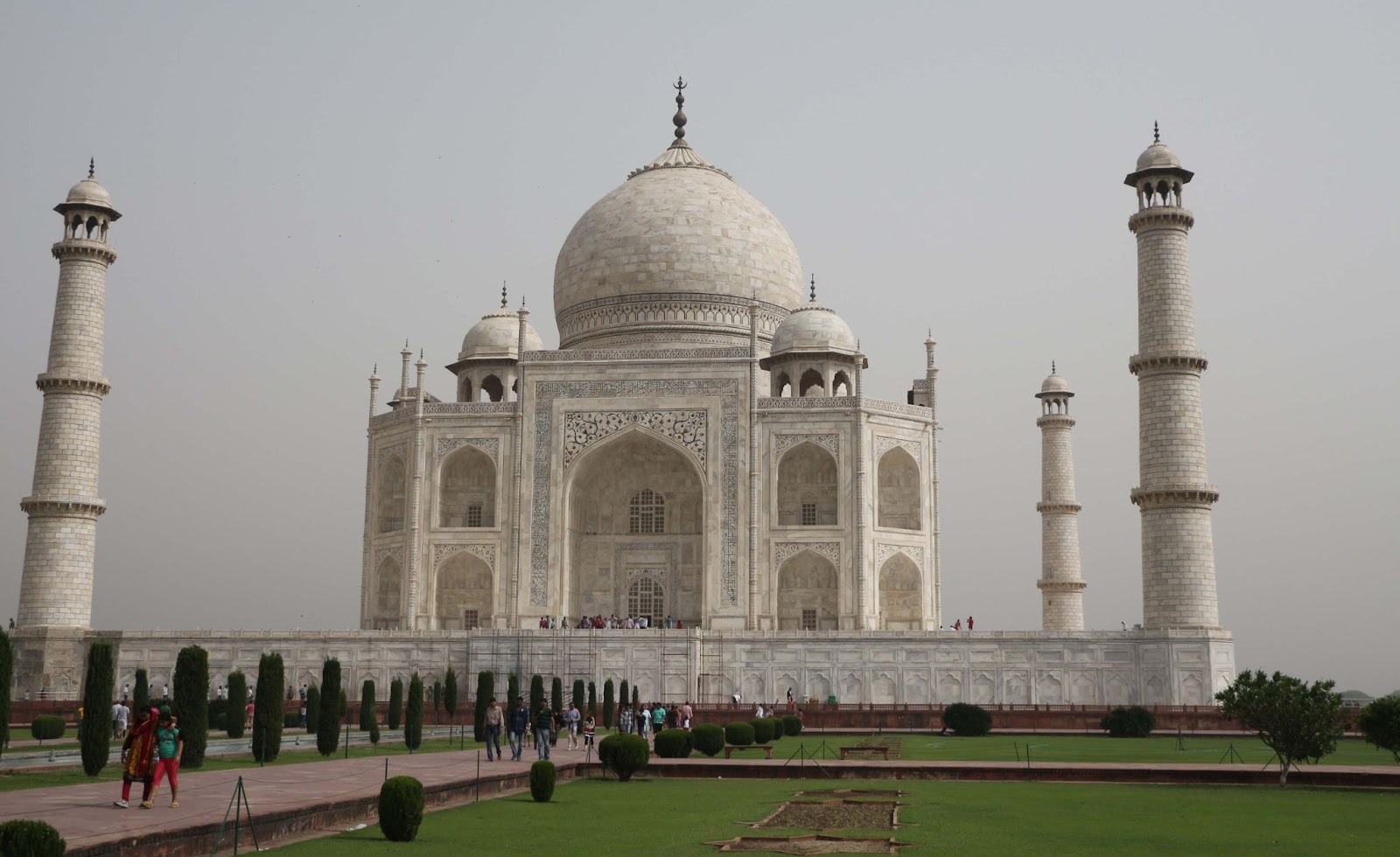 1 day in Agra, the Taj Mahal, another view of the Taj Mahal