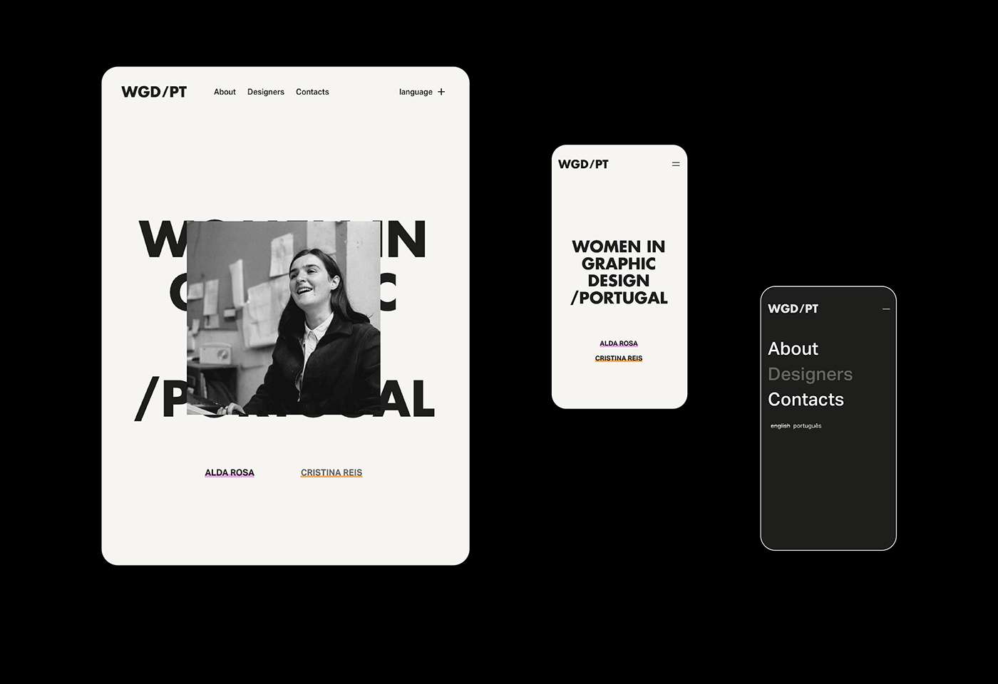 Archive design history designers graphic design  invisibility Portugal Website women works