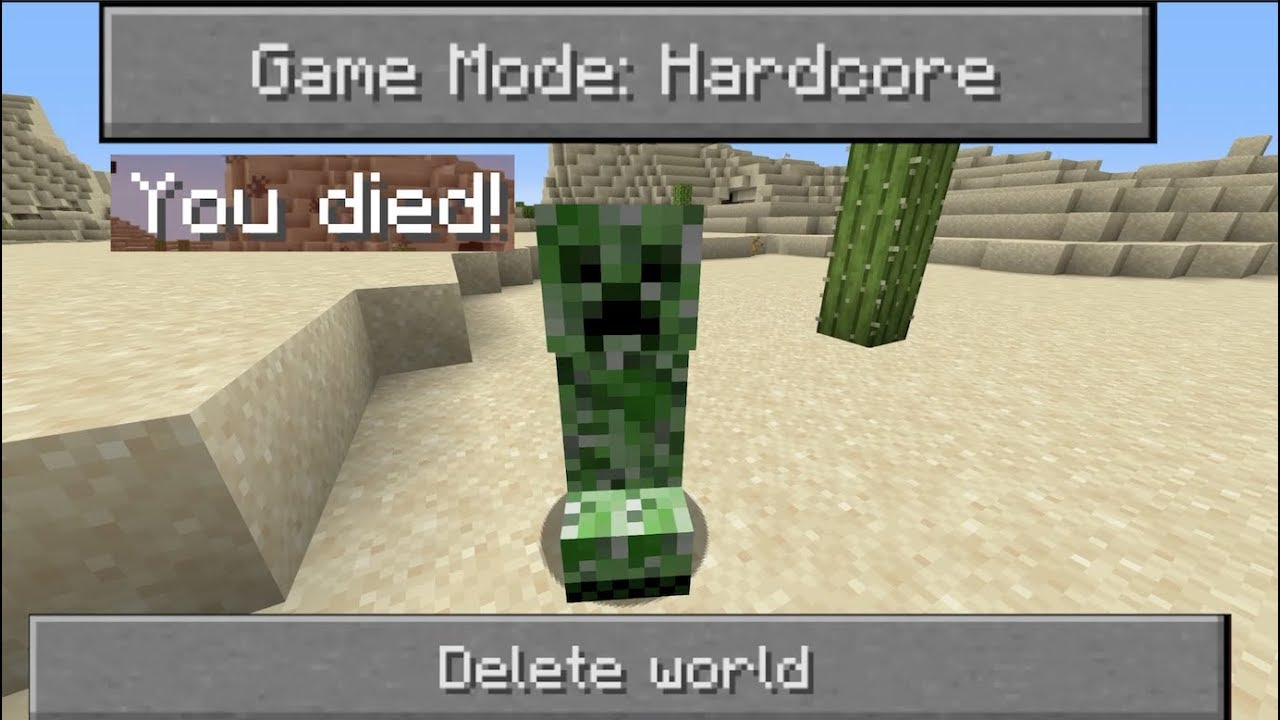 Hardcore-How many game modes in Minecraft?
