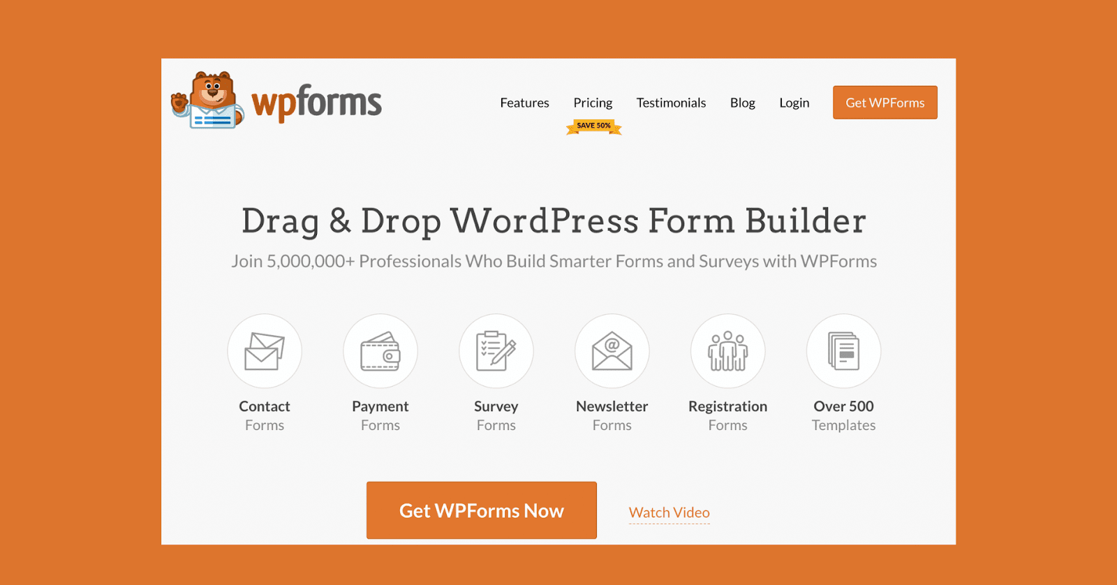 WordPress Testimonial Plugins- WPForms