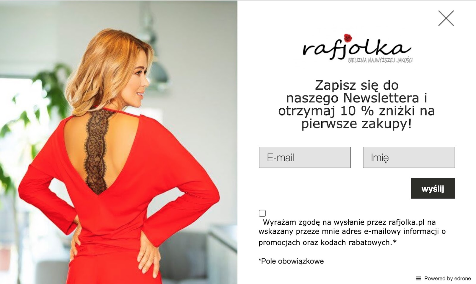 zapisz się do newslettera i uzyskaj 10% zniżki