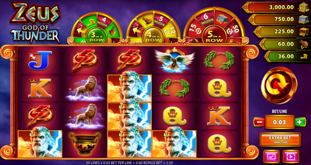 Zeus: God of Thunder slot