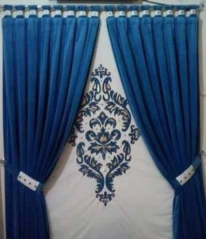 velvet curtain design in pakistan