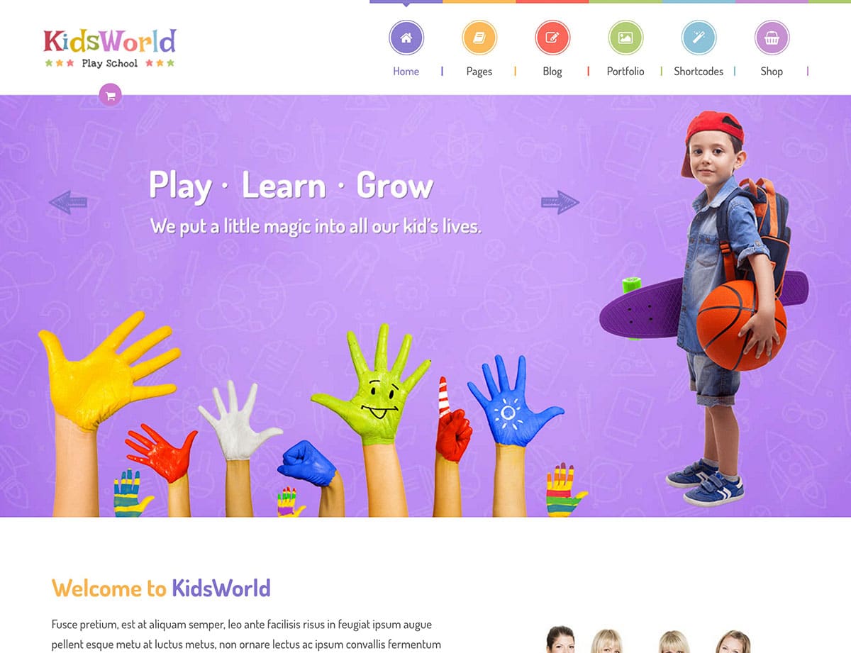 KidsWorld-Kindergarten-WordPress-Theme