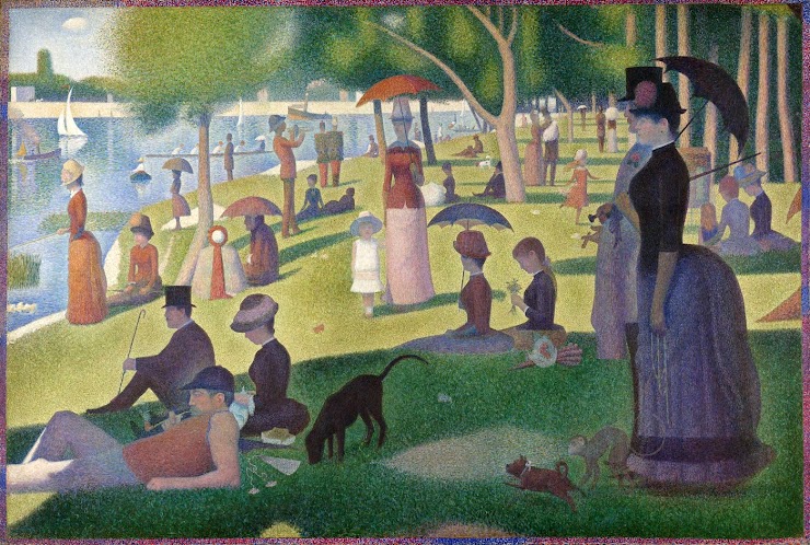 Georges Seurat, "A Sunday on La Grande Jatte", 1884-1886