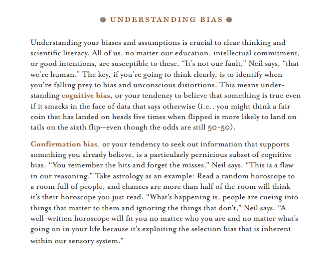 Understanding bias