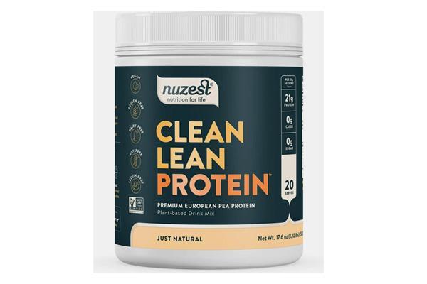 7 อาหารเสริม โปรตีนจากพืช (Plant-Based Protein) ลดความอ้วน คุมนํ้าหนัก เอาใจคนรักสุขภาพ - Nuzest pea protein