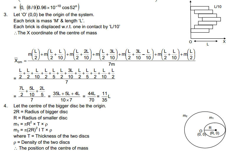  Centre of Mass, Linear Momentum, Collision HC Verma Concepts 