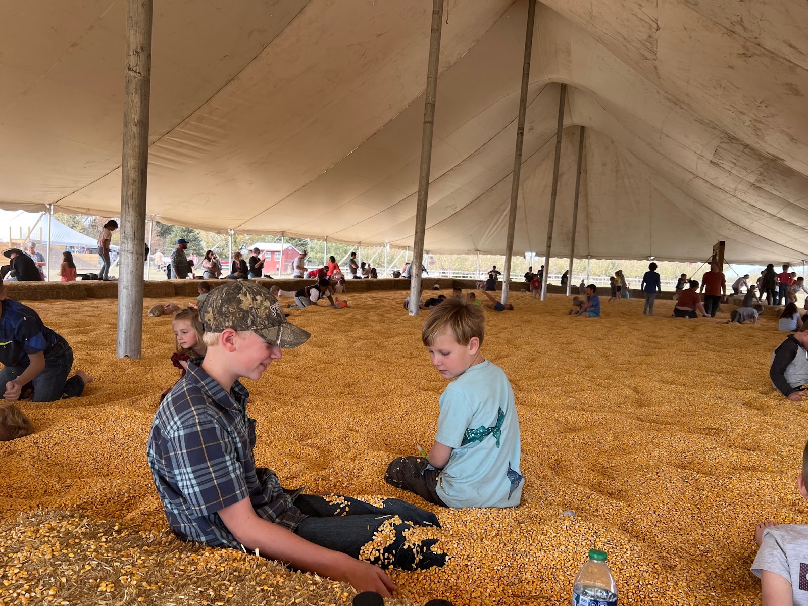 Corn Pit at Country Apple Orchards Fall Festival in Sioux Falls