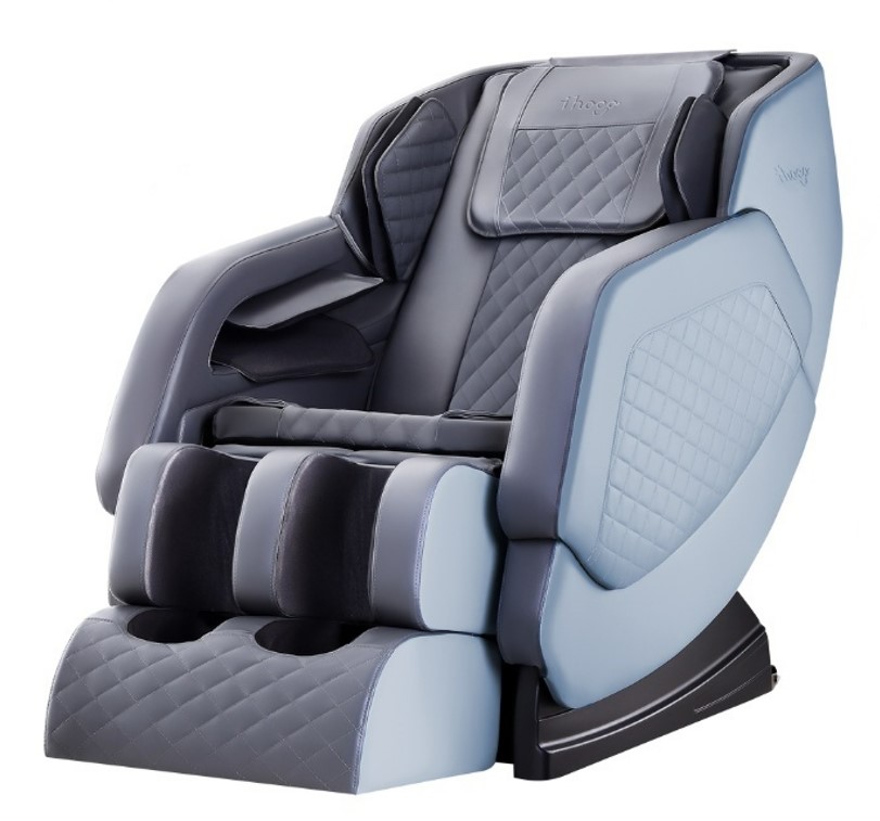 The Ihoco by Ogawa Comfort massage chair provides upper and lower body massages.