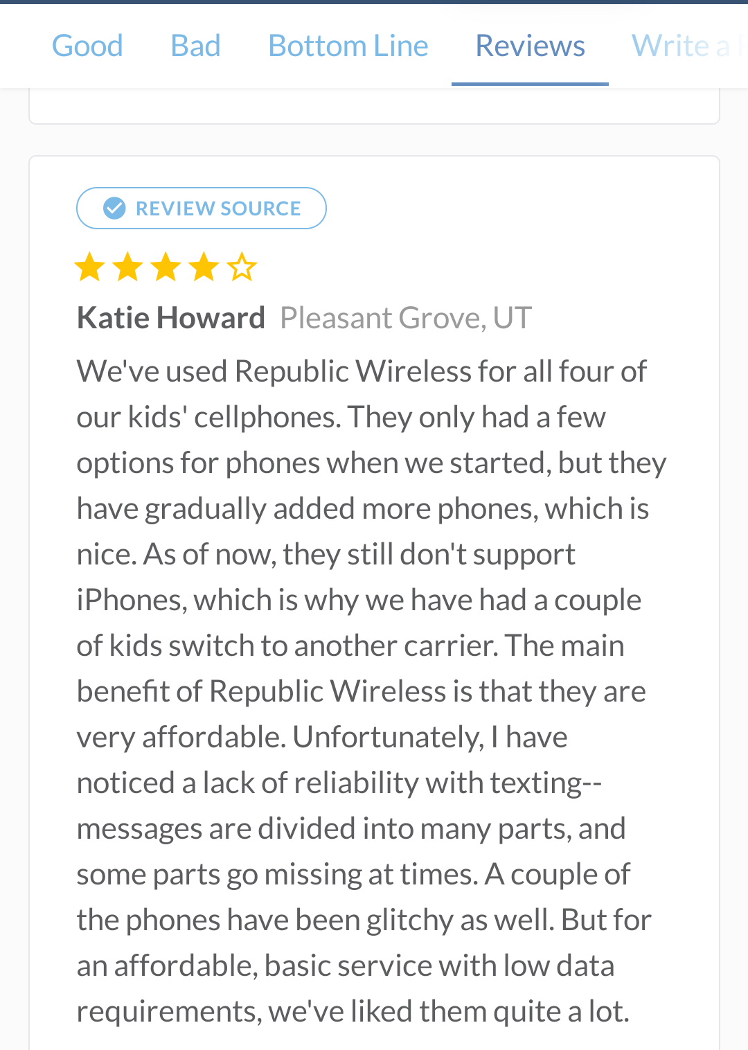 Republic phone service reviews
