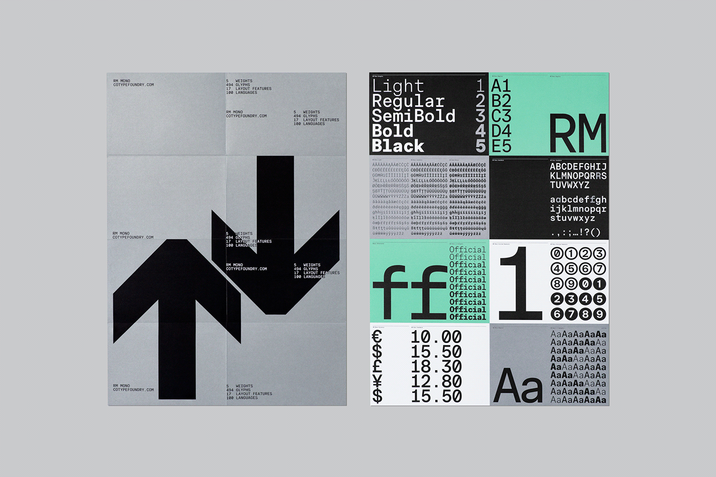 font graphic design  mark bloom Mash Creative Poster Design sans serif Type Specimen type specimen poster Typeface typography  