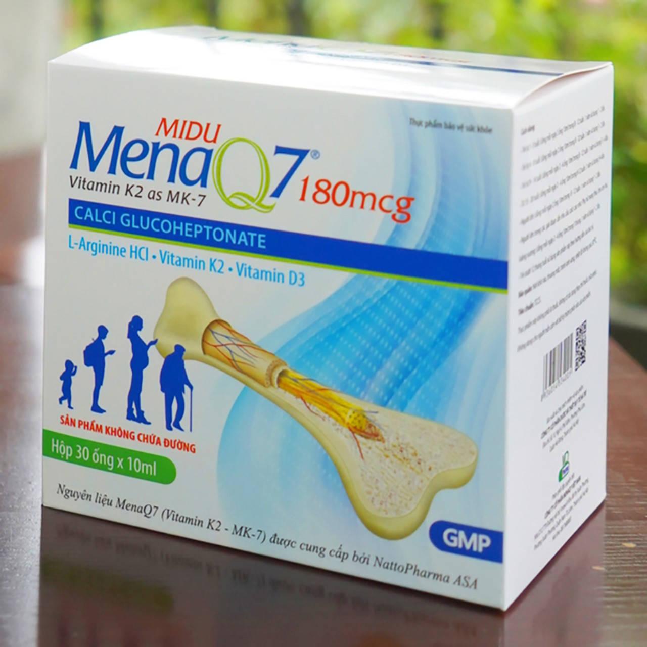 Bổ sung canxi và các vitamin với MenaQ7