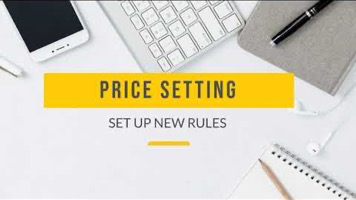 PRICE SETTING SET UP NEW RULES 