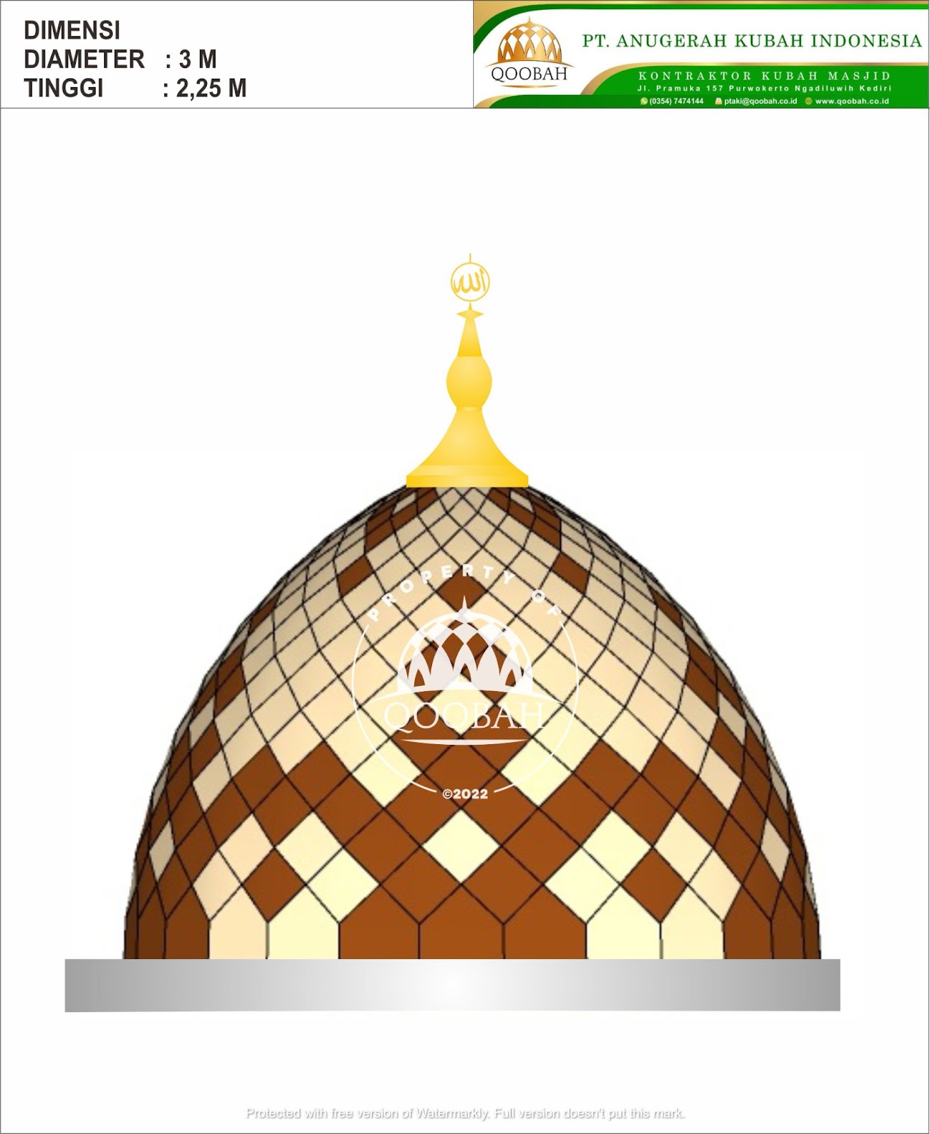 Bentuk & Contoh Motif Kubah Masjid Terbaru (Model 2025)