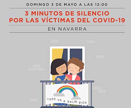 Homenaje a las víctimas del COVID-19