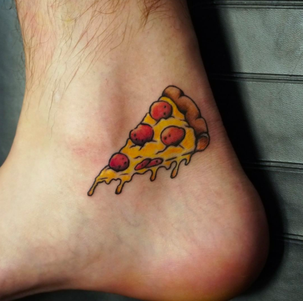 Pizza Slice Tattoo