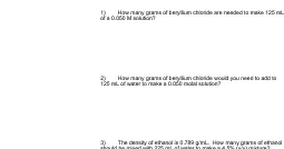 Worksheet Molarity Practice Worksheet molarity practice worksheet chemistry fiesta intrepidpath concentration more doc google docs