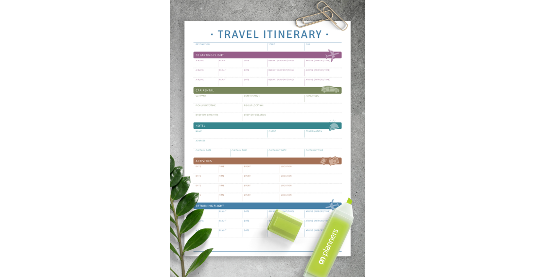 Types of Itinerary| Family Friendly Itinerary