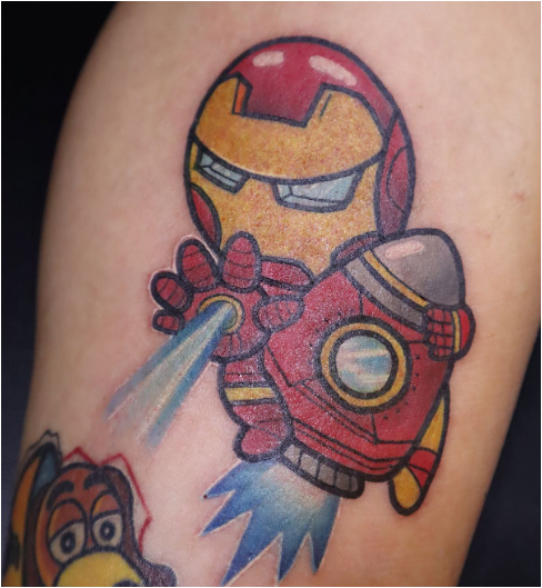 Iron Man Rocket Tattoo Designs