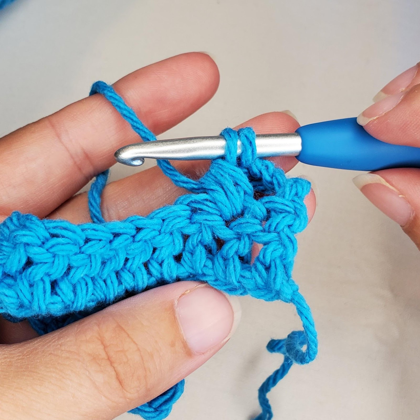 The Forked Cluster - Crochet Stitch Tutorial