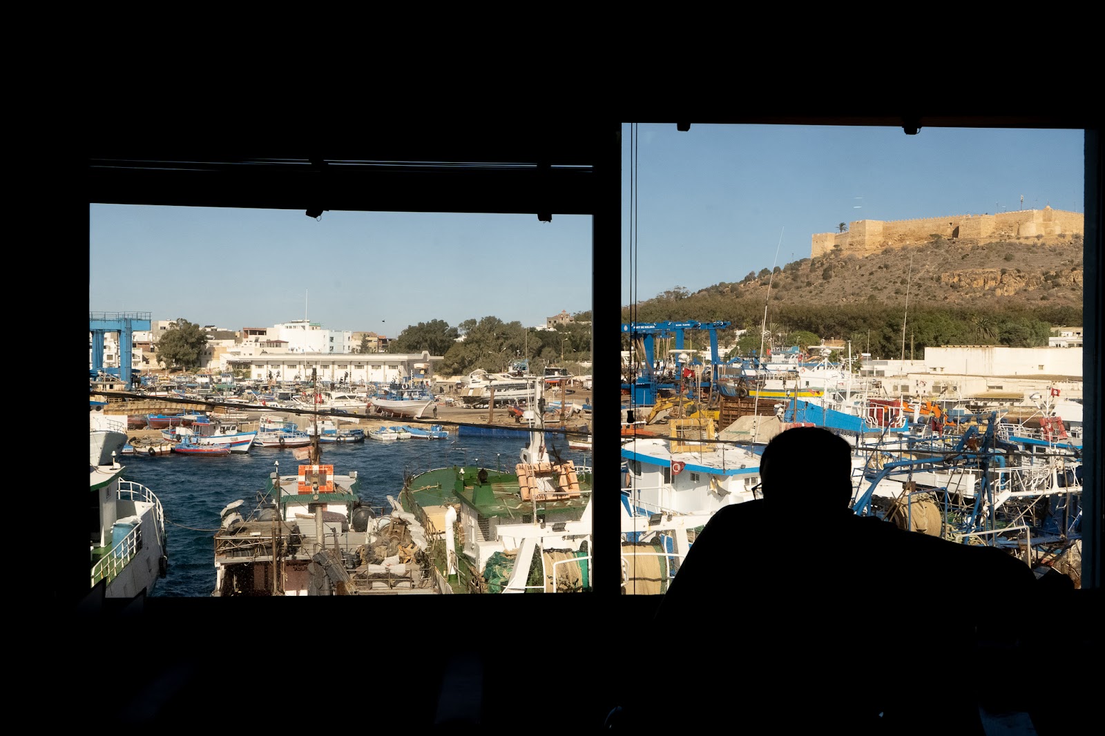The port of Kelibia, Tunisia, seen from …</p>          
        </div>
        <div class=