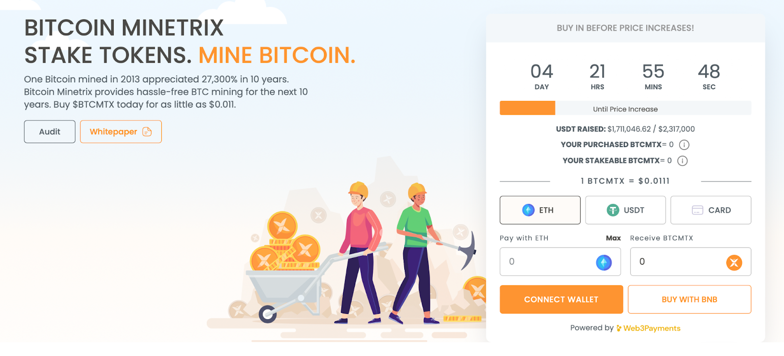 Bitcoin Minetrix Presale 