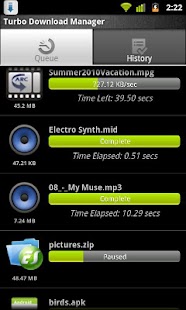 Turbo Download Manager apk Review