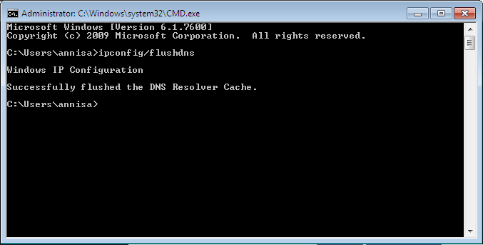 Flush DNS Menggunakan Windows XP, ME, 2000, 7, 8, 10