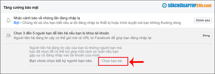 Chọn bạn bè đáng tin cập