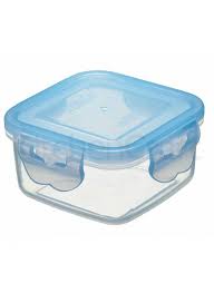 Tupper con tapa cuadrado 300 ml Pure Seal Kitchen Craft