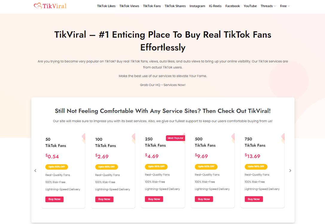 8 Safe & Real Websites to Get TikTok Followers Instantaneously 1