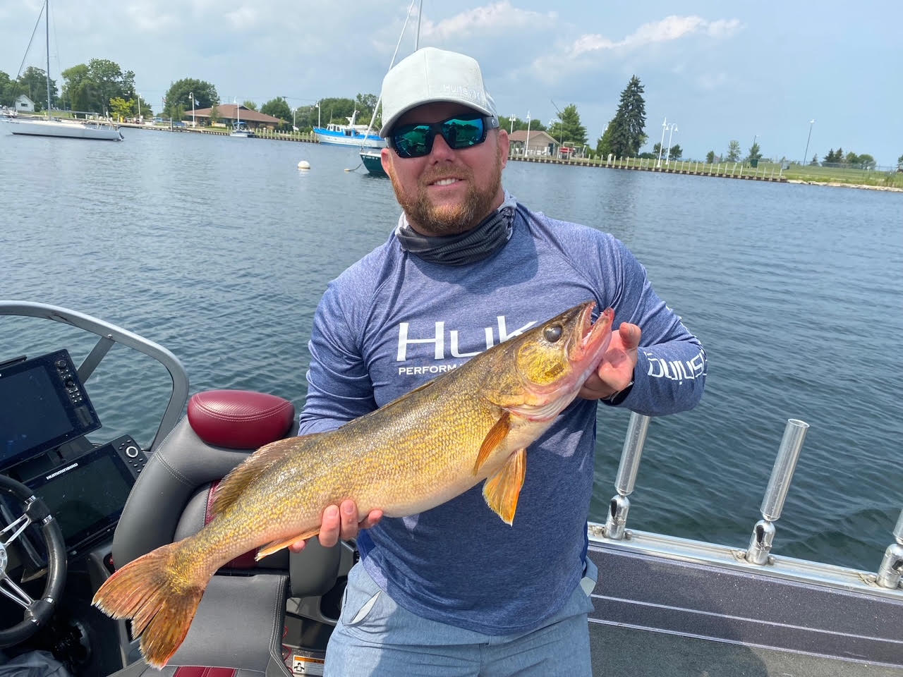 Walleye caught in Michigan with Angling Ai