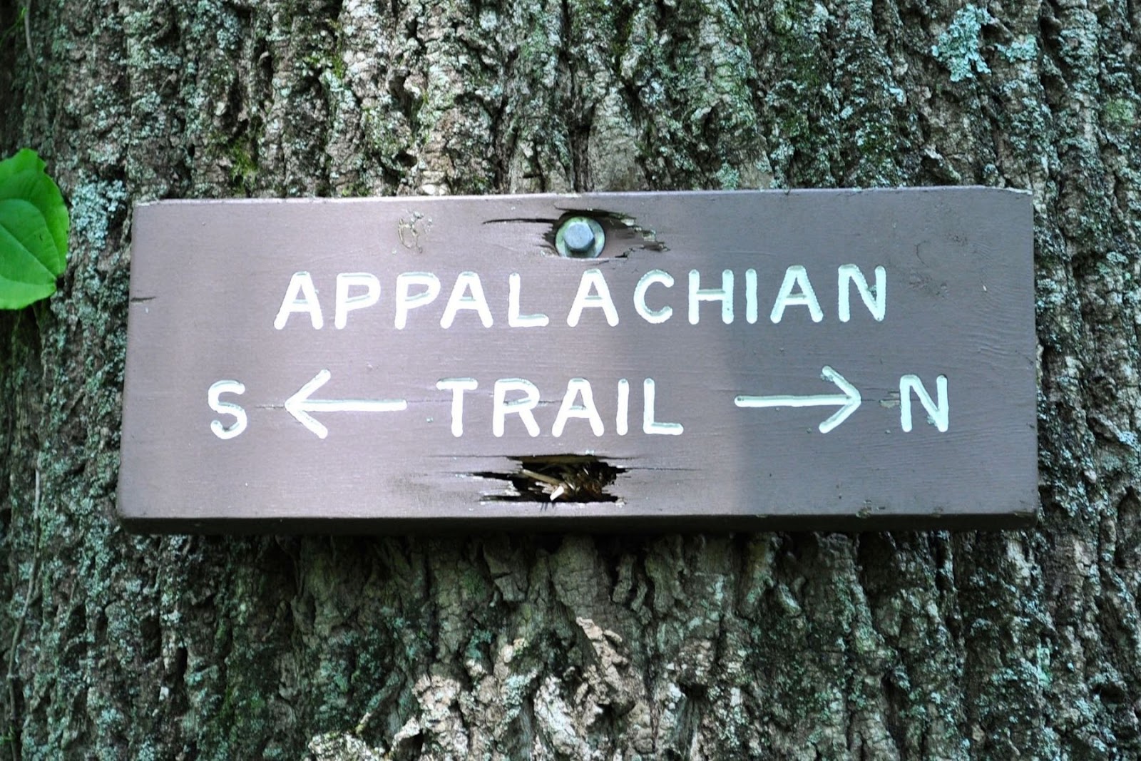 appalachian trail sign