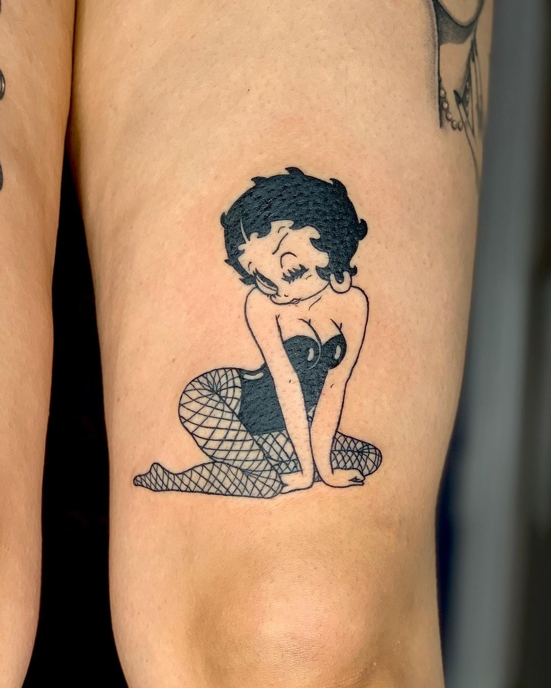 Betty Boop Cartoon Tattoo 2