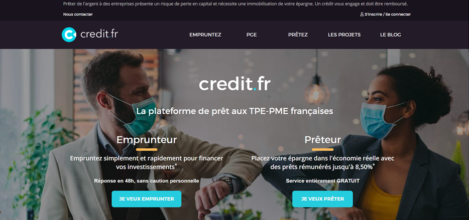 Page d'accueil Credit.fr