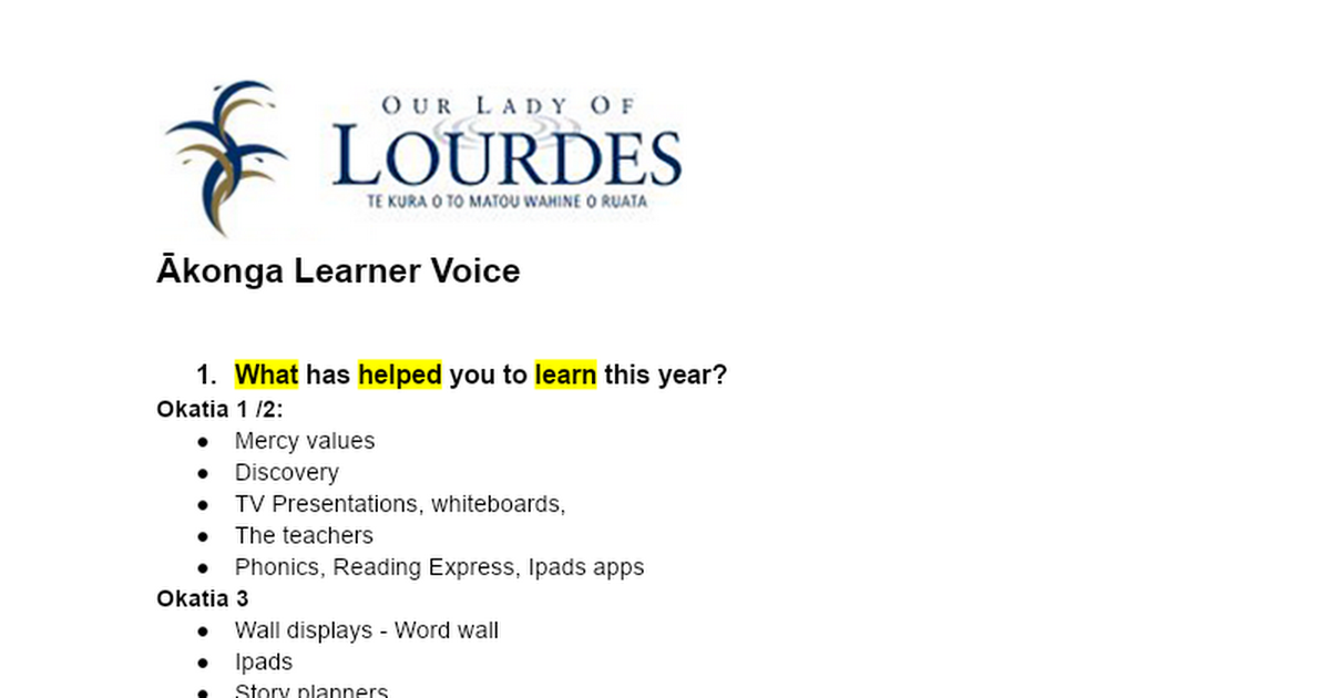 Ākonga Learner Voice 2022 - newsletter