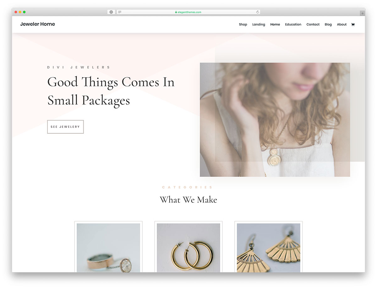 tema de WordPress joyero