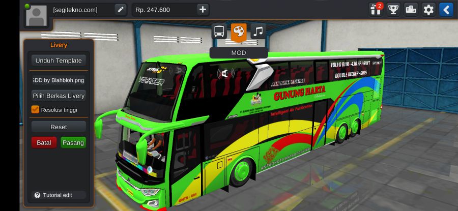 Download Mod Bussid Gunung Harta SDD