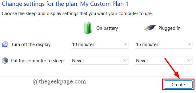 Powerplan Créer Min