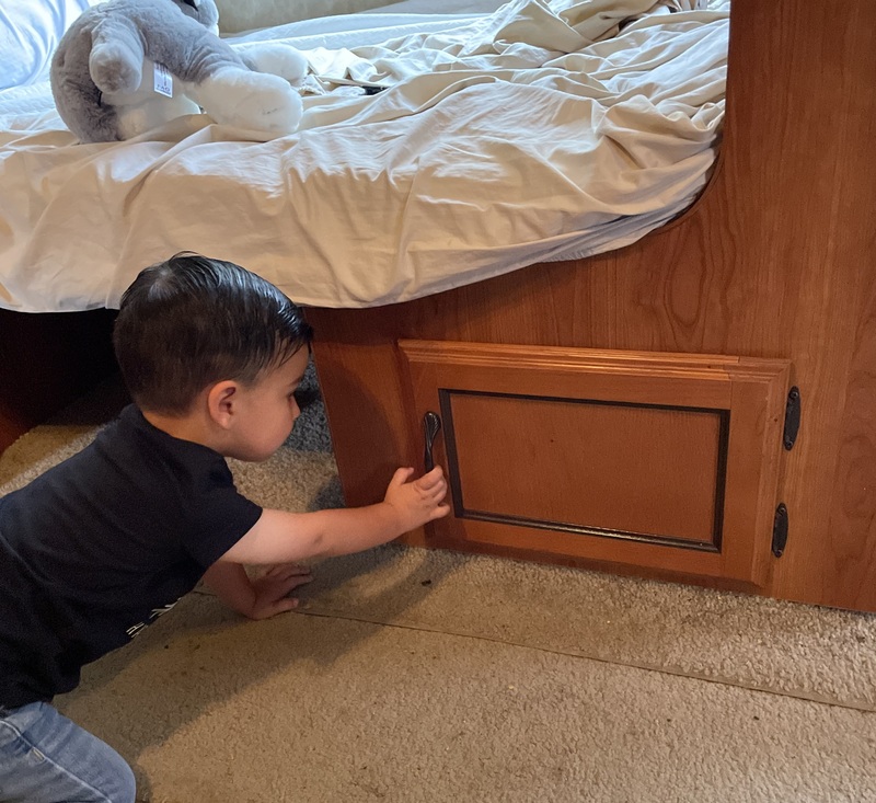 Cabinets And Drawers - how to toddler-proof your RV
