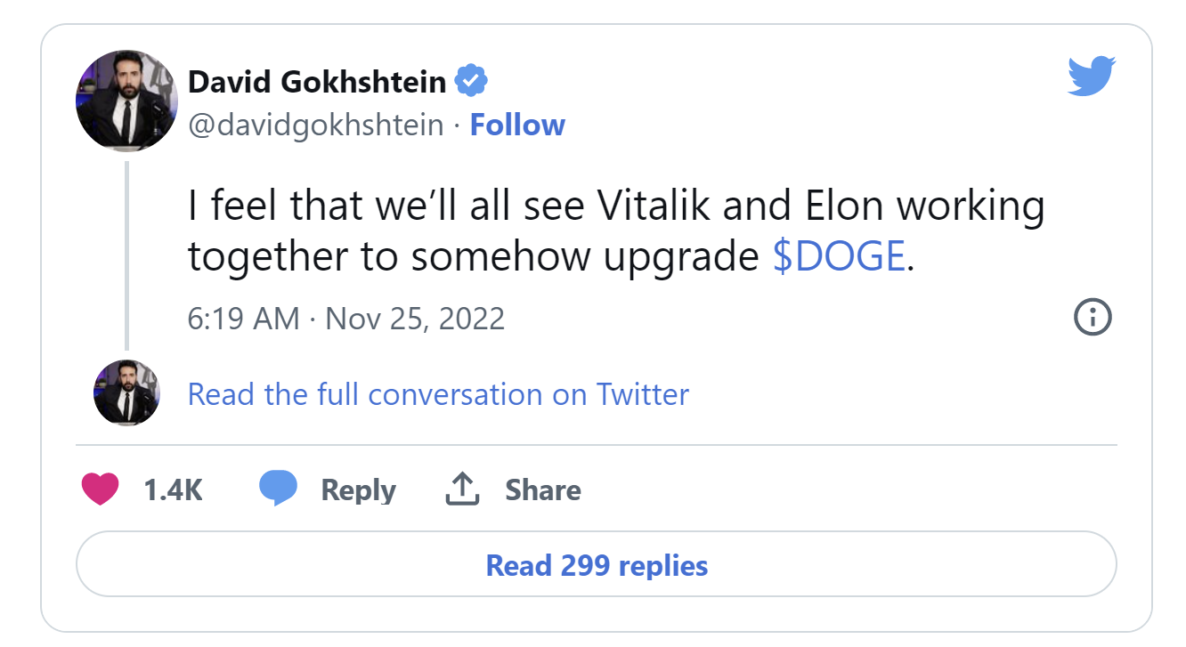 David Gokhshtein Vitalik Musk Tweet 