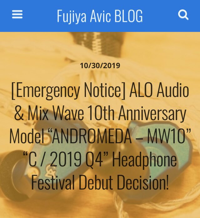 New Campfire Audio Andromeda MW10 and C/2019 Q4