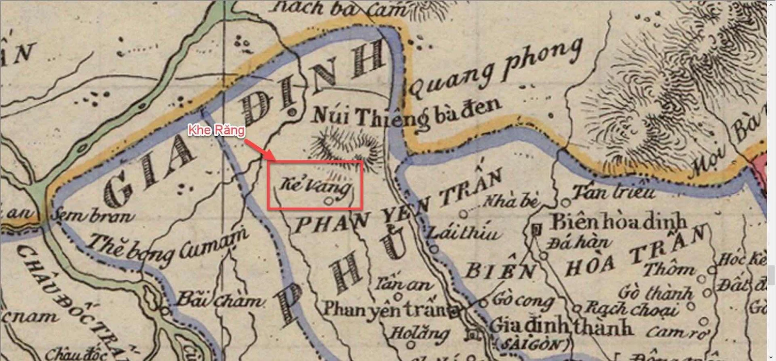Viết thêm chút xíu về địa danh Khe Răng ở Tây Ninh và trận Xỉ Khê năm 1834  