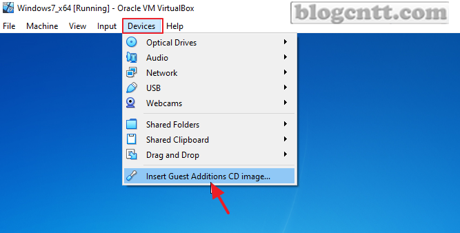 Install VirtualBox Guest Additions